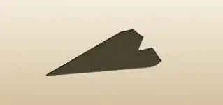 Paper Plane silhouette