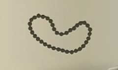 Beads silhouette