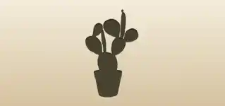 Cactus silhouette