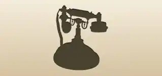 Telephone silhouette