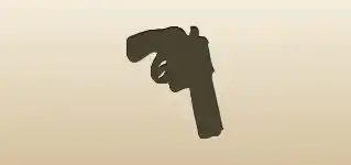 Revolver silhouette