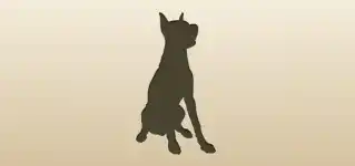 Service Dog silhouette
