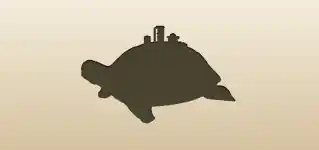 Turtle silhouette