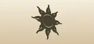 Sun silhouette