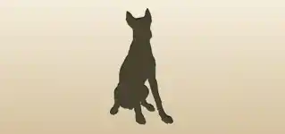 Service Dog silhouette
