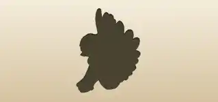 Angel silhouette
