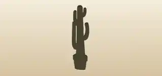 Cactus silhouette