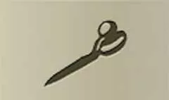 Scissors silhouette