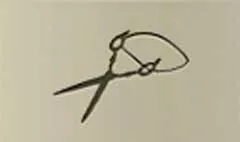 Scissors silhouette
