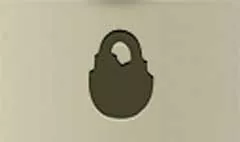 Padlock silhouette