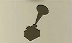 Phonograph silhouette