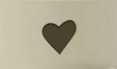 Heart silhouette