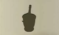 Champagne silhouette