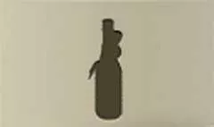 Champagne silhouette
