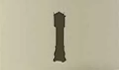 Clock silhouette