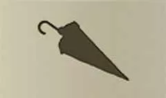 かさのシルエット