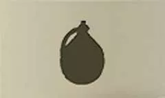 ボトルのシルエット