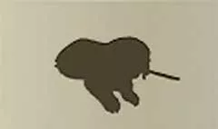 イヌのシルエット