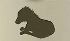 ウマのシルエット