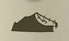 凧のシルエット