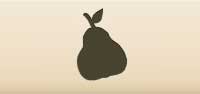 Pear silhouette