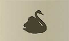 Swan silhouette