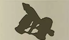 双眼鏡のシルエット