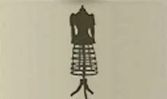 マネキンのシルエット
