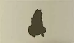 人形のシルエット