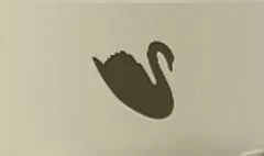 白鳥のシルエット