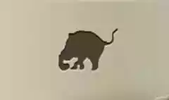 獏のシルエット
