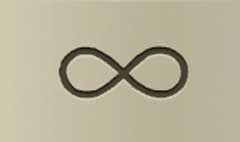 Infinity Symbol silhouette #3