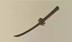 日本刀のシルエット