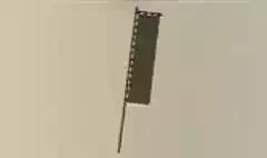 旗指物のシルエット