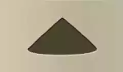 笠のシルエット