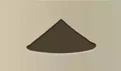 笠のシルエット