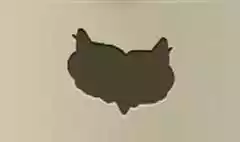 フクロウのシルエット