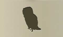 Owl silhouette #3