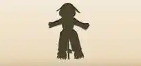 Scarecrow silhouette