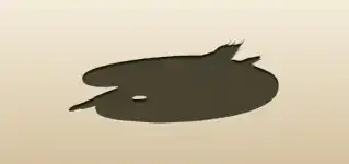 パレットのシルエット