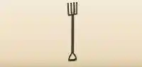 Pitchfork silhouette