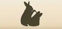 Rabbit silhouette