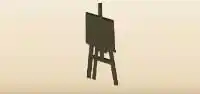 Easel silhouette