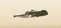 Bagpipes silhouette
