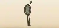 Badminton Set silhouette