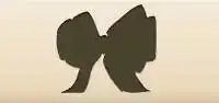 Ribbon Bow silhouette