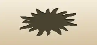 太陽のシルエット