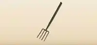 Pitchfork silhouette