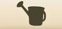 Watering Can silhouette