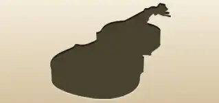 バイオリンのシルエット